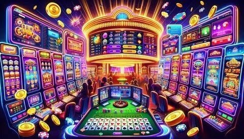 Tampilan antarmuka Ganesha Gold di platform bejeweled